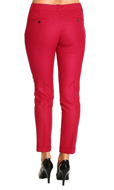 pantalone rosso gucci|gucci jeans for women.